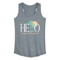 thumbnail image 1 of Instant Message - Hello Sunshine Palms - Women's Racerback Tank Top, 1 of 6