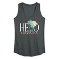 thumbnail image 1 of Instant Message - Hello Sunshine Palms - Women's Racerback Tank Top, 1 of 6