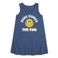 thumbnail image 1 of Instant Message - Here Comes The Fun - Toddler & Youth Girls A-line Dress, 1 of 6
