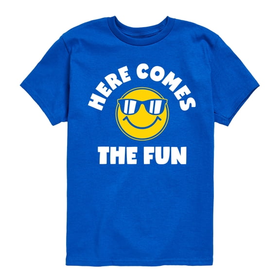 Instant Message - Here Comes The Fun - Toddler & Youth Short Sleeve Graphic T-Shirt
