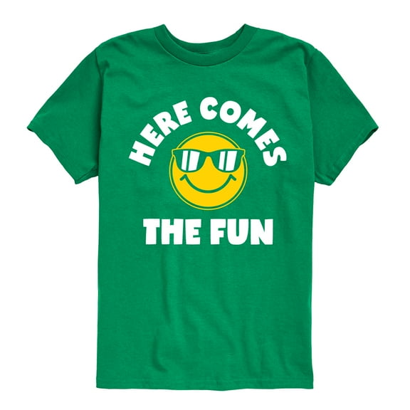Instant Message - Here Comes The Fun - Toddler & Youth Short Sleeve Graphic T-Shirt