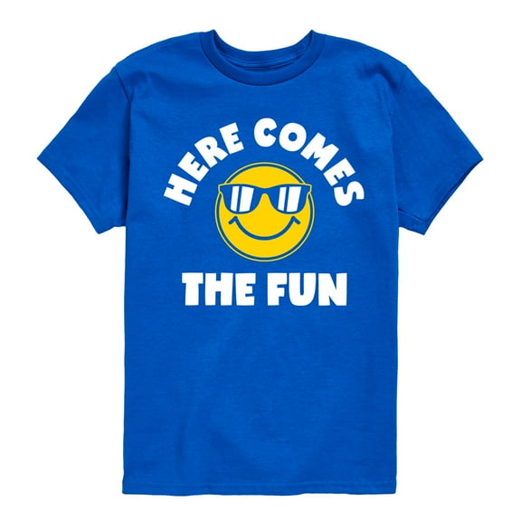 Instant Message - Here Comes The Fun - Toddler & Youth Short Sleeve Graphic T-Shirt