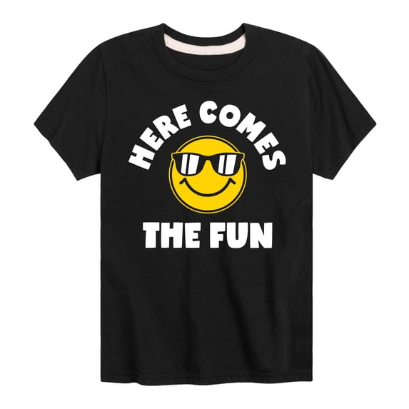 Instant Message - Here Comes The Fun - Toddler & Youth Short Sleeve Graphic T-Shirt