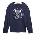 thumbnail image 1 of Instant Message - Here For Field Day  - Toddler And Youth Long Sleeve Graphic T-Shirt, 1 of 6