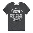 thumbnail image 1 of Instant Message - Here For Field Day  - Toddler And Youth Short Sleeve Graphic T-Shirt, 1 of 6
