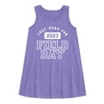 thumbnail image 1 of Instant Message - Here For Field Day - Toddler and Youth Girls A-line Dress, 1 of 5