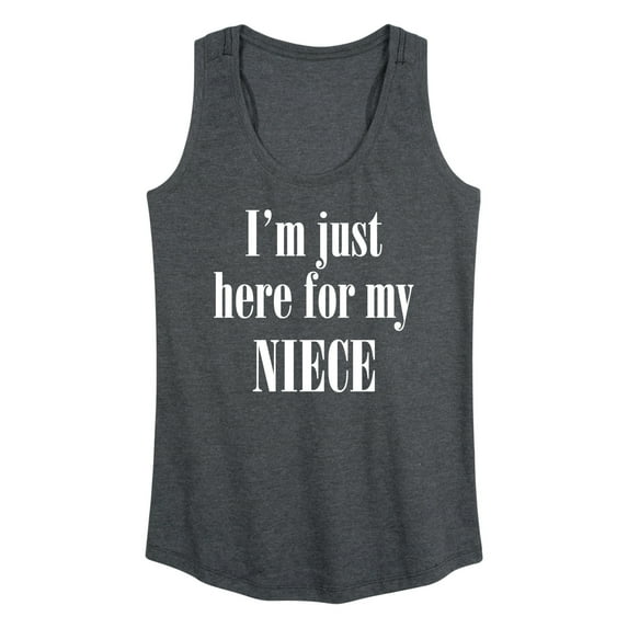 Instant Message - Here For My Niece - Women's Racerback Tank Top