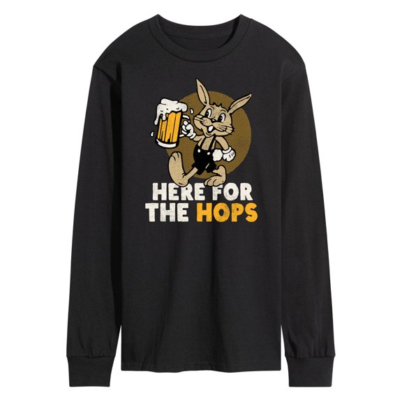 Instant Message - Here For The Hops - Men's Long Sleeve T-Shirt