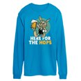 thumbnail image 1 of Instant Message - Here For The Hops - Men's Long Sleeve T-Shirt, 1 of 1