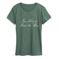 thumbnail image 1 of Instant Message - Here To Ruin Vibes - Women's Short Sleeve Graphic T-Shirt, 1 of 5