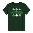 thumbnail image 1 of Instant Message - Here for the Shenanigans - Youth Boys Short Sleeve Graphic T-Shirt, 1 of 4