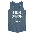 thumbnail image 1 of Instant Message - Hex Your Ex - Women's Racerback Tank Top, 1 of 5