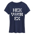 thumbnail image 1 of Instant Message - Hex Your Ex - Women's Short Sleeve Graphic T-Shirt, 1 of 5