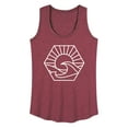 thumbnail image 1 of Instant Message - Hexagon Wave Scene - Women's Racerback Tank Top, 1 of 6