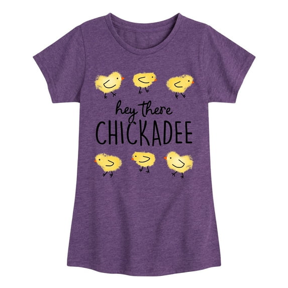 Instant Message - Hey There Chickadee - Toddler And Youth Girls Short Sleeve Graphic T-Shirt