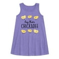 thumbnail image 1 of Instant Message - Hey There Chickadee  - Toddler and Youth Girls A-line Dress, 1 of 5