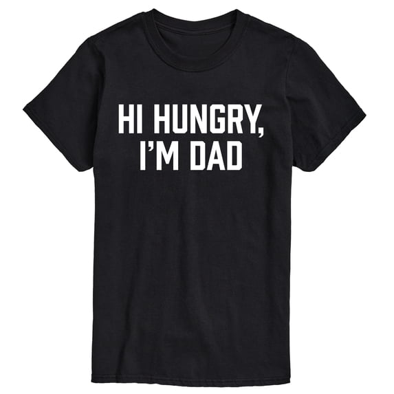 Instant Message - Hi Hungry, I'm Dad Short Sleeve Graphic T-Shirt