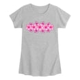 thumbnail image 1 of Instant Message - Hibiscus Flowers Fitted Short Sleeve Graphic T-Shirt, 1 of 4