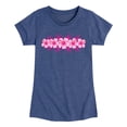 thumbnail image 1 of Instant Message - Hibiscus Flowers Fitted Short Sleeve Graphic T-Shirt, 1 of 5