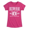 thumbnail image 1 of Instant Message - Hilton Head Island Collegiate Fitted Short Sleeve Graphic T-Shirt, 1 of 5