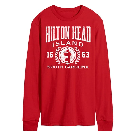 Instant Message - Hilton Head Island Collegiate - Men's Long Sleeve T-Shirt
