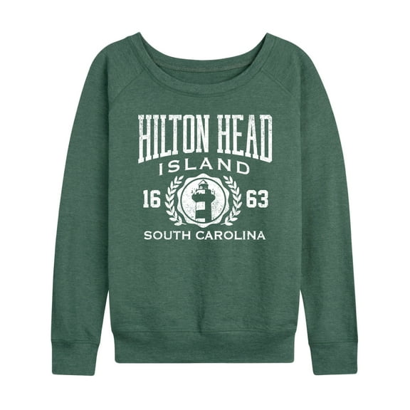 Instant Message - Hilton Head Island Collegiate - Women's Lightweight French Terry Long Sleeve Shirt