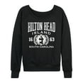 thumbnail image 1 of Instant Message - Hilton Head Island Collegiate - Women's Lightweight French Terry Long Sleeve Shirt, 1 of 6