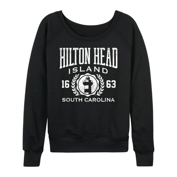 Instant Message - Hilton Head Island Collegiate - Women's Lightweight French Terry Long Sleeve Shirt