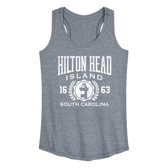 Instant Message - Hilton Head Island Collegiate - Women's Racerback Tank Top