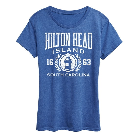 Instant Message - Hilton Head Island Collegiate -Women's Short Sleeve Graphic T-Shirt
