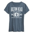 thumbnail image 1 of Instant Message - Hilton Head Island Collegiate -Women's Short Sleeve Graphic T-Shirt, 1 of 6