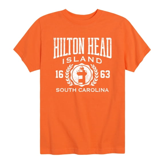 Instant Message - Hilton Head Island - Youth Boys Short Sleeve Graphic T-Shirt