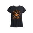 thumbnail image 1 of Instant Message - His Pumpkin - Women's Short Sleeve Graphic T-Shirt, 1 of 5
