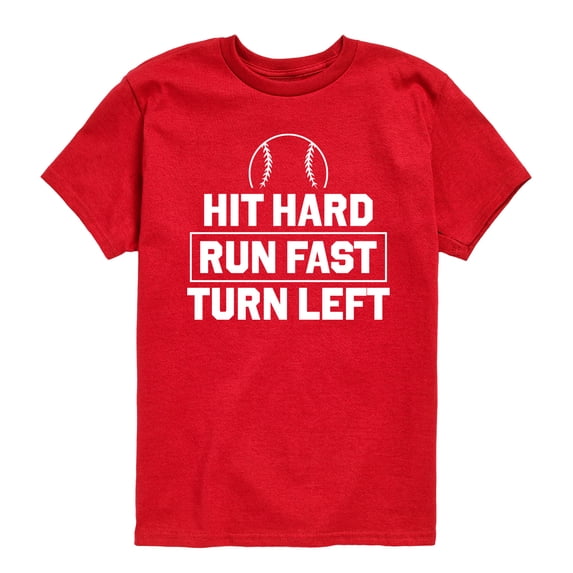 Instant Message - Hit Hard Run Fast Short Sleeve Graphic T-Shirt