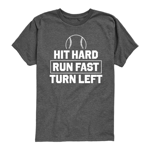 Instant Message - Hit Hard Run Fast - Youth Short Sleeve Graphic T-shirt