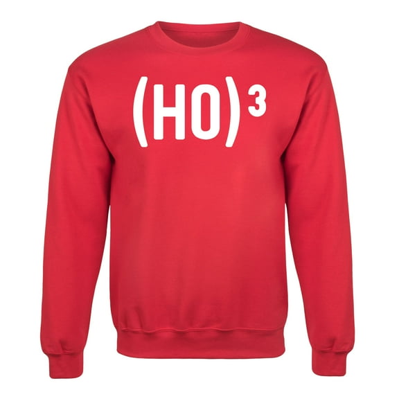 Instant Message - Ho3 - Christmas Santa Gift Adult Crew Fleece