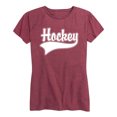 thumbnail image 1 of Instant Message - Hockey Baseball Tail - Women's Short Sleeve Graphic T-Shirt, 1 of 5