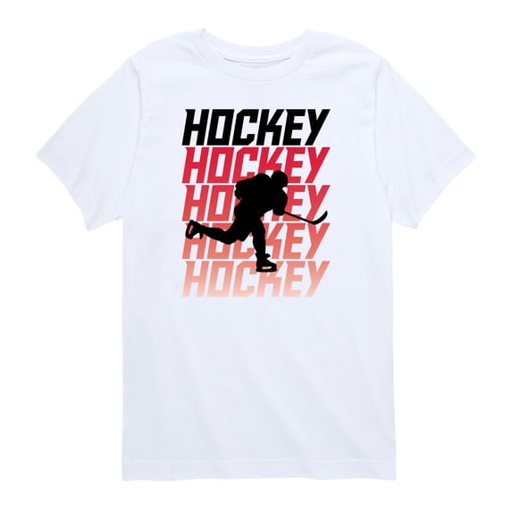 Instant Message - Hockey Fade - Toddler Boys Short Sleeve Graphic T-Shirt