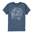thumbnail image 1 of Instant Message - Hockey Helmet - Youth Boys Short Sleeve Graphic T-Shirt, 1 of 5