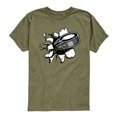 thumbnail image 1 of Instant Message - Hockey Puck Shirt Tear - Youth Boys Short Sleeve Graphic T-Shirt, 1 of 5
