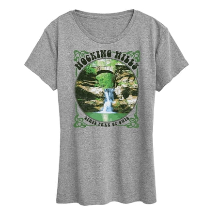 Instant Message - Hocking Hills State Park Short Sleeve Graphic T-Shirt