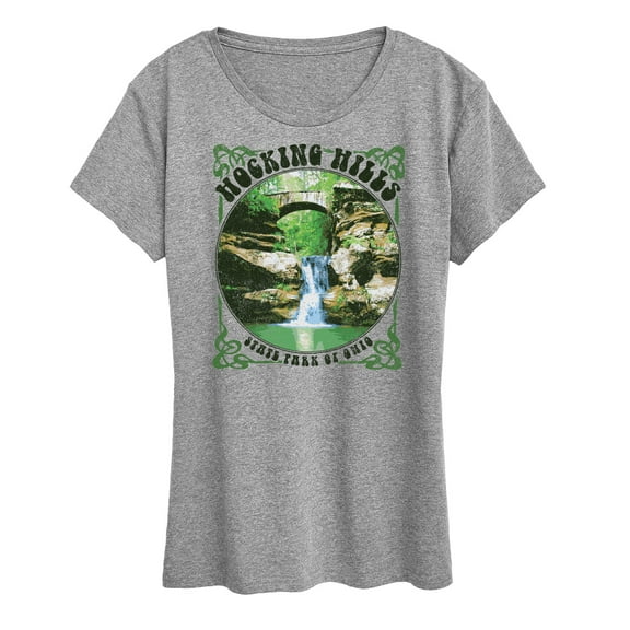Instant Message - Hocking Hills State Park  - Women's Short Sleeve Graphic T-Shirt