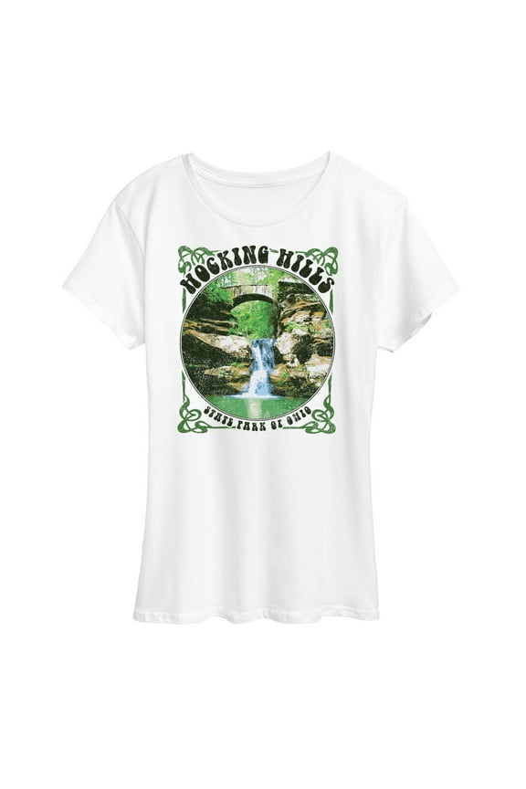 - Hocking Hills State Park - Women's Short Sleeve Graphic T-Shirt