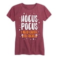 thumbnail image 1 of Instant Message - Hocus Pocus I Need Coffee To Focus - Women's Short Sleeve Graphic T-Shirt, 1 of 5