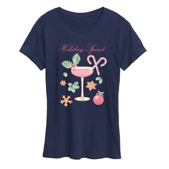 Instant Message - Holiday Spirit Short Sleeve Graphic T-Shirt