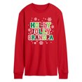 thumbnail image 1 of Instant Message - Holly Jolly Grandpa - Men's Long Sleeve Graphic T-Shirt, 1 of 4