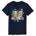thumbnail image 1 of Instant Message - Holly Jolly Grandpa - Men's Short Sleeve Graphic T-Shirt, 1 of 5