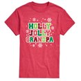 thumbnail image 1 of Instant Message - Holly Jolly Grandpa - Men's Short Sleeve Graphic T-Shirt, 1 of 5