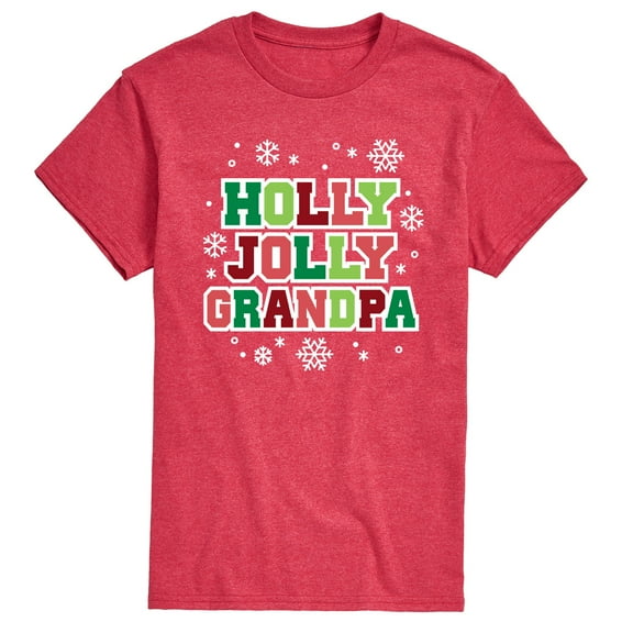 Instant Message - Holly Jolly Grandpa - Men's Short Sleeve Graphic T-Shirt