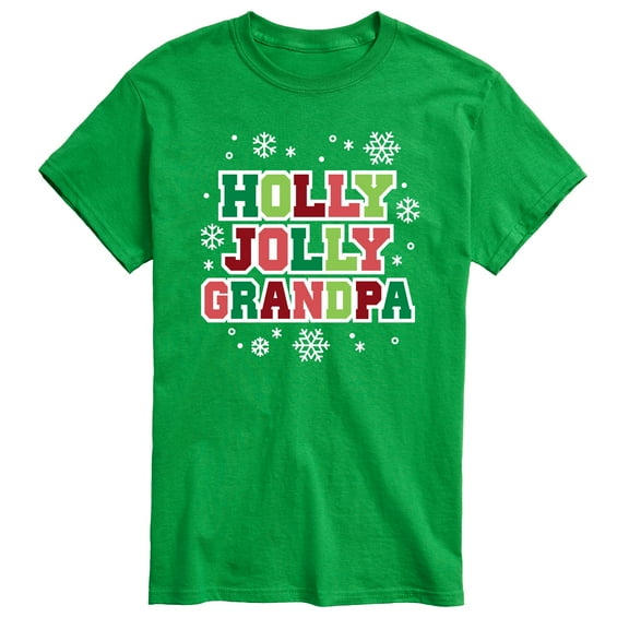 Instant Message - Holly Jolly Grandpa - Men's Short Sleeve Graphic T-Shirt